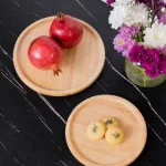 بشقاب چوبی رابر فلت(2 سایز متنوع)
