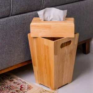 سطل زباله تک چوبی رابر کد 6611