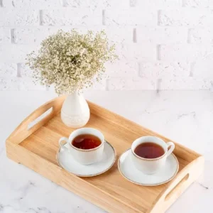 سینی دسته دار چوبی کد 2220