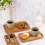 سینی کافه چوبی اکاسیا(3 مدل متنوع)