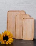 سینی کافه چوبی رابر(3 سایز متنوع)