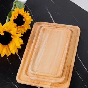 سینی کافه چوبی رابر(3 سایز متنوع)