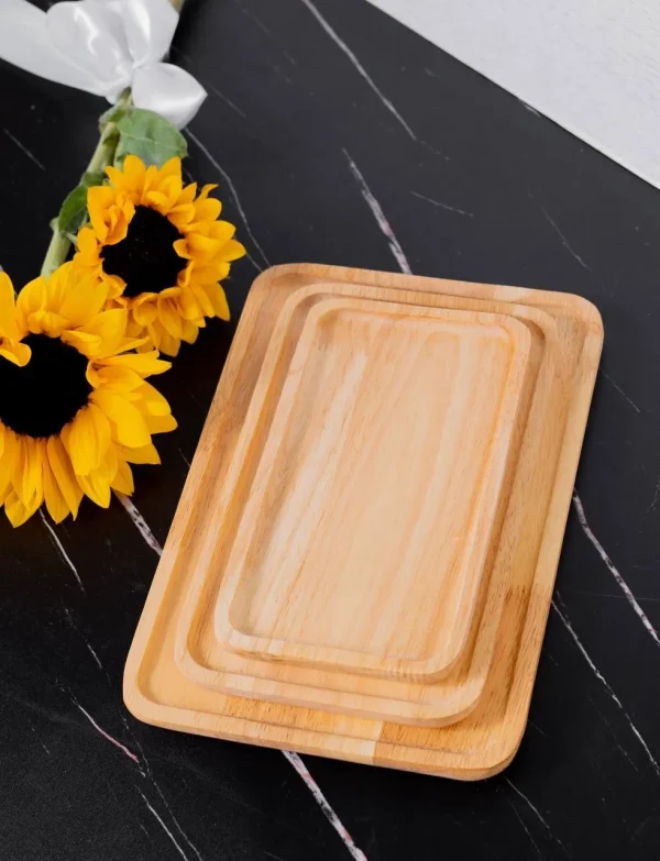 سینی کافه چوبی رابر(3 سایز متنوع)