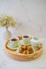 سینی گرد چوبی رابر(4 سایز متنوع)