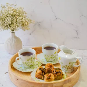 سینی گرد چوبی رابر(4 سایز متنوع)