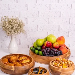 کاسه های میوه خوری و اردوخوری اکاسیا